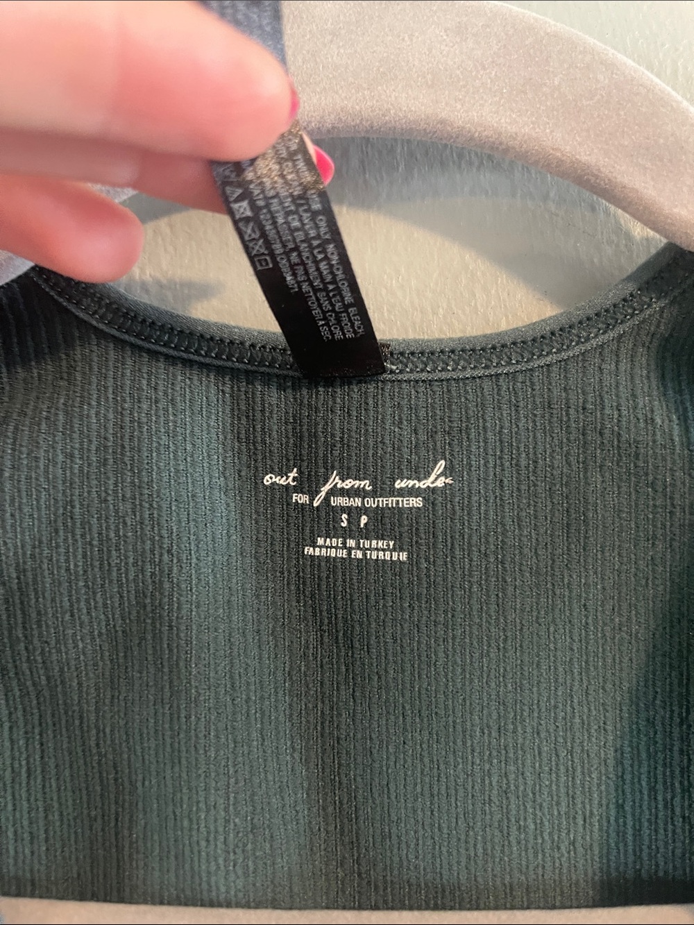 Out From Under Ribbed Top size Small - Picture 3 of 4